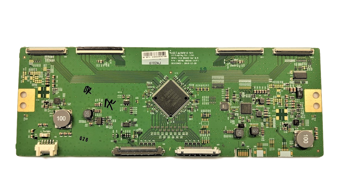 6871L-6102A LG T-Con, 6870C-0834A, 86SM9070PUA, 86NANO90UNA, 86NANO90ANA, 86NANO91ANA