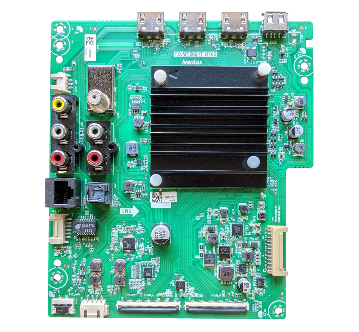 6M03A0006700J Vizio Main Board, A0009N00J, TD.MT691T.U765, V655