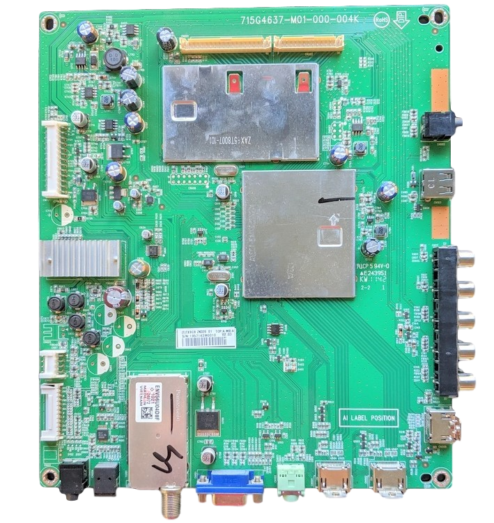 756TXBCBZK02601 Insignia Main Board, 756TXBCBZK02601, 715G4637-M0D-000-004K, NS-46L780A12