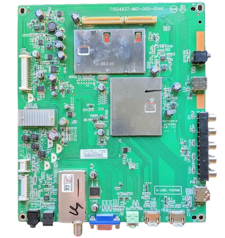 756TXBCBZK02601 Insignia Main Board, 756TXBCBZK02601, 715G4637-M0D-000-004K, NS-46L780A12