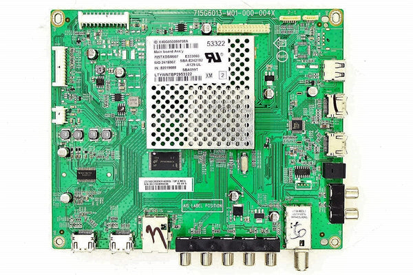 756TXDCB02K014 Vizio Main Board, 715G6013-M01-000-004K