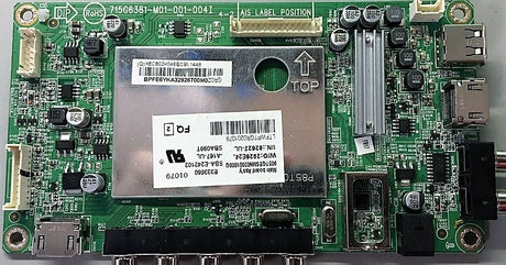 756TXECB02K046 Vizio Main Board, 715G6381-M01-001-004I, (Q)XECB02K046010X, E420-B1