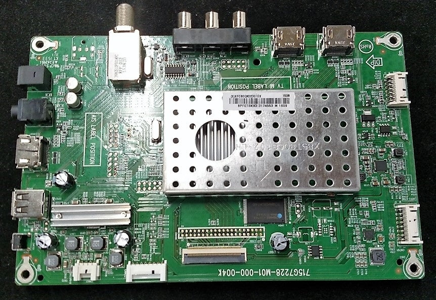 756TXFCB01K0120 Sharp TV Module, main board, 715G7447-M01-000-004Y, (X)XFCB01K012020X, LC-50LB371U