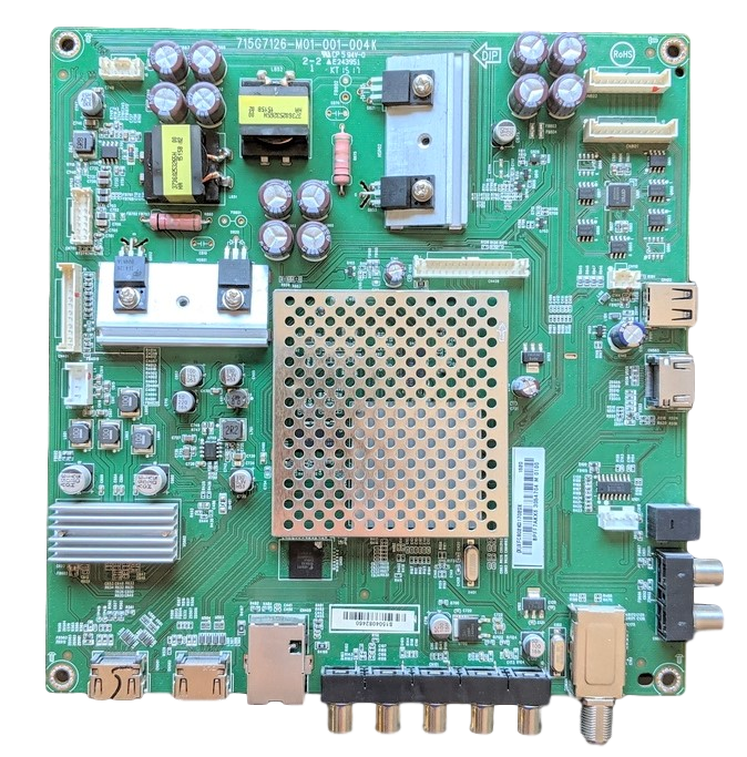 756TXFCB02K017 Vizio Main Board, (X)XFCB02K017020X, 715G7126-M01-001-004K, E50-C1