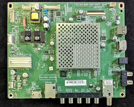 756TXFCB02K0550 Vizio Main Board, 715G7911-M0D-000-004T, (Q)XFCB02K055020Q, CBPFF7AKAE, D40-D1