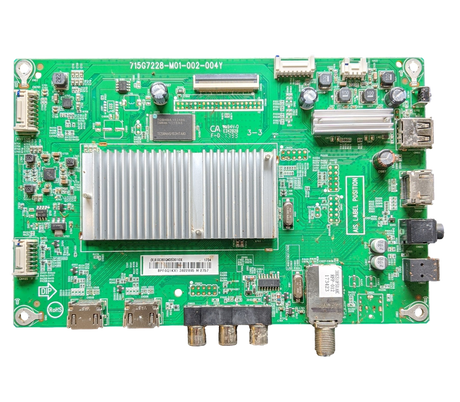 756TXGCB0QK053 Insignia Main Board, (X)XGCB0QK053010X, 715G7228-M01-002-004Y, NS-39DR510NA17