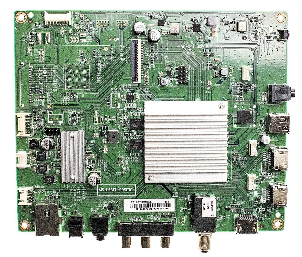 756TXHCB01K0090 Insignia Main Board, 715G8501-M0D-B00-005K, NS-50DR620NA18