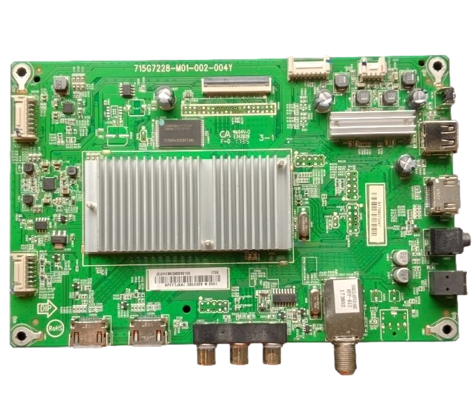 756TXHCB0QK023 Insignia Main Board, (X)XHCB0QK023010X, 715G7228-M01-002-004Y, NS-39DR510NA17