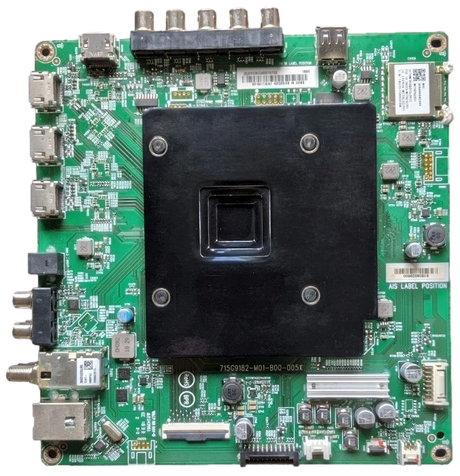 756TXHCB0QK037 Vizio Main Board, 756TXHCB0QK037, 715G9182-M01-B00-005K, E75-F1