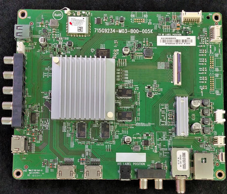 756TXICB02K036 Vizio Main Board, 715G9234-M03-B00-005K, (X)XICB02K036020X, E43-F1