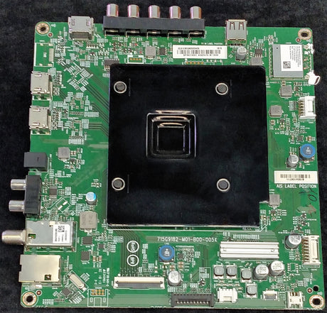 756TXICB0QK002 Vizio Main Board, 756TXICB0QK0020, GXICB0QK0020, 715G9182-M01-B00-005K, PRHTIKX1C, D65-F1 LTCWWSKU, D65-F1