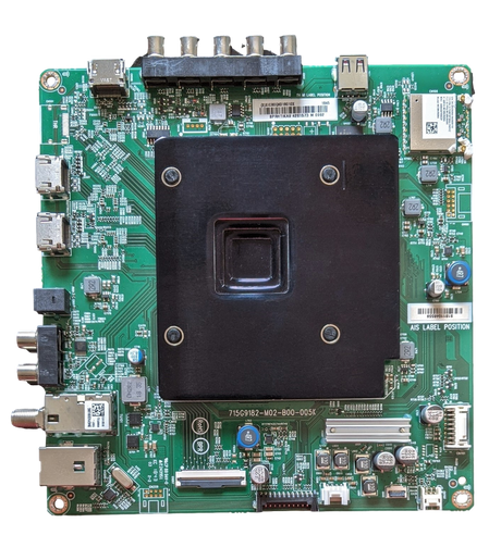 756TXICB0QK018 Vizio Main Board, 715G9182-M01-B00-005K, (X)XICB0QK018010X, E55-F1