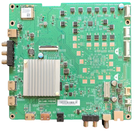 756TXKCB02K005 Vizio Main Board, (X)XKCB02K005010X, 756TXKCB02K005, 715GA671-M0E-B00-004Y, M50Q7-H1