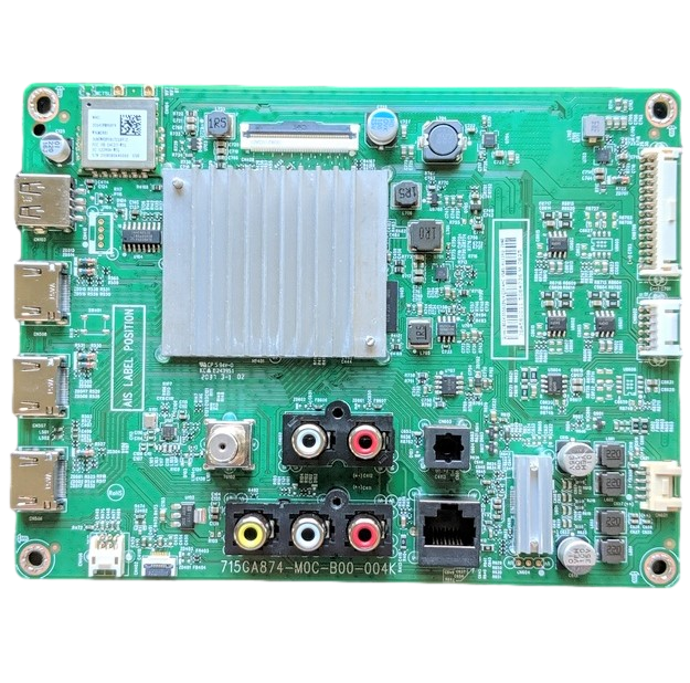 756TXKCB02K055 Vizio Main Board, XKCB02K055020, KQJKAHC, JSA580011, E243951, 715GA874-M0C-B00-004K, V585-H11, V585-H1