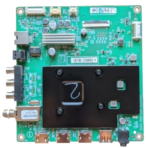 756TXKCB02K090 Insignia Main Board, (G)XKCB02K09001X, 715GA715-M01-B00-005K, REV.B, NS-65DF710NA21