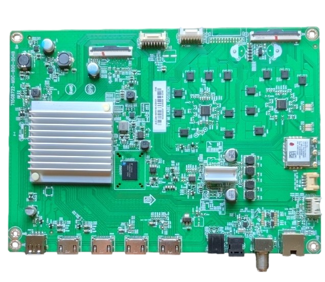 756TXLCB02K022 Vizio Main Board, (X)XLCB02K022010X, 715GB722-M0C-B00-004B, LTYWG9K, M55Q7-J01