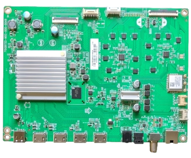 756TXLCB02K050 Vizio Main Board, (X)XLCB02K050010X, 715GB722-M0C-B00-004B, XLCB02K050, M58Q7-J01