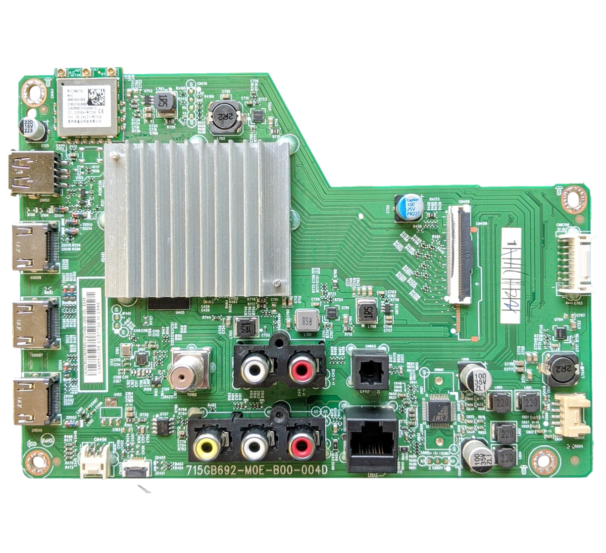 756TXLCB02K063 Vizio Main Board, (G)XLCB02K063, 715GB692-M0E-B00-004D, V555-J01