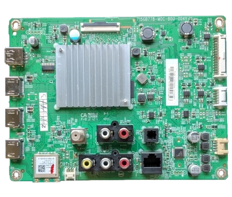 756TXLCB02K071 Vizio Main Board, (G)XLCB02K071020X, 715GB778-M0C-B00-004Y, M55Q6-J01