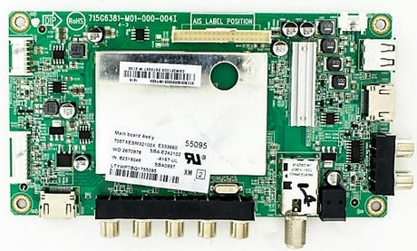 756XECB02K002  Vizio Main Board, 715G6381-M01-000-004I, XECB02K002, E420-B1 LTMWPTBQ
