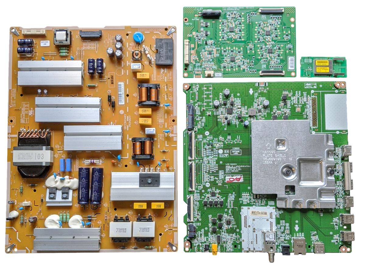 75NANO90UNA LG TV Repair Parts Kit, EBT66468201 / EBU66093210 Main Board, EAY65729601 Power Supply, EBR89830701 LED Driver, EAT64454803 Wifi, BUSWLJR, 75NANO90UNA, 75NANO91ANA