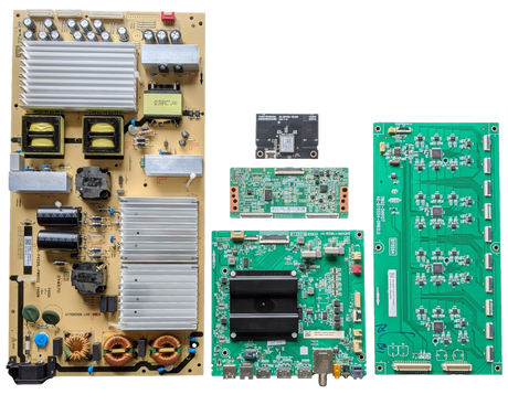 75S546 TCL TV Repair Parts Kit, Board Numbers: 30800-000097 Main Board, 30805-000019 Power Supply, ST7461D01-A T-Con, 30835-000006 LED Driver, 07-7638BU-MA0G Wifi, 75S546