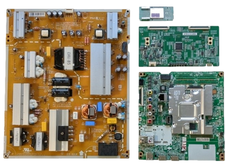 75UM6970PUB LG TV Repair Parts Kit, EBT66197503 Main Board, EAY64908601 Power Supply, EAT64253301 T-Con, EAT64454802 Wifi, 75UM6970PUB.BUSGLOR, 75UM6090PUB.BUSGLOR