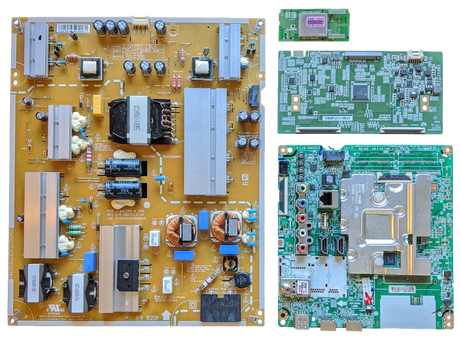 75UM7570PUD LG TV Repair Parts Kit, EBT66090102 Main Board, EAY64908601 Power Supply, 44-97713660 T-Con, EAT64454802 Wifi, 75UM7570PUD