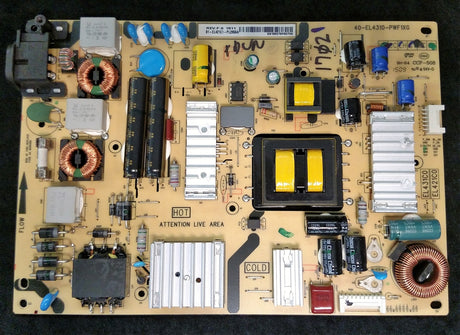 81-EL421C1-PL290AA TCL Power Supply, 40-EL4310-PWF1XG, 48FS3700, 48FS4610R