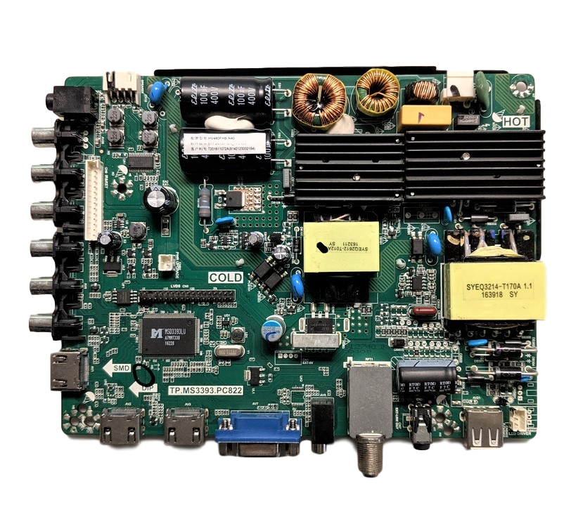 8142123332164 Proscan Main Board/Power Supply, TP.MS3393.PC822, T201607048B, 8142123332164, HV490FHB-N8D, B16075864, PLDED4897A