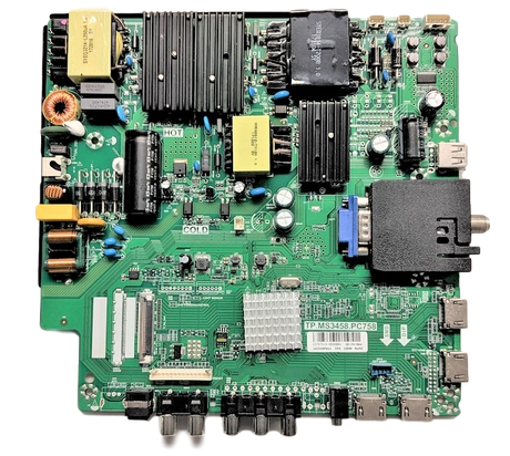 8142123342058 Sceptre Main Board/Power Supply, C1707015, TP.MS3458.PC758, U550CV,UMR, LSC550FN11, W55, W55 SUTV58FE