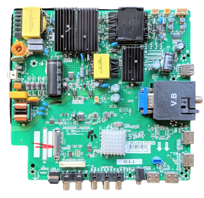 8142123342060 Sceptre Main Board/Power Supply, TP.MS3458.PC758, HV550QUB-H81, Sceptre W55