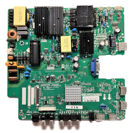 8142123342088 Sceptre Main Board/Power Supply, C18032215, TP.MS3458.PC758, PGTV58FE