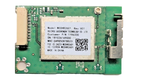 850174605 Element Wifi Board, 850174605, WC0HR2601, E4SC5018RKU, E4S4018RKU, E4SC4018RKU, RTRU6527-US, RTR4060-C-US