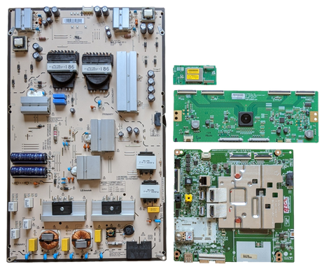 86UN8570AUD LG TV Repair Parts Kit, EBT66472101 Main Board, EAY65769301 Power Supply, 6871L-5532A T-Con, EAT64454803 Wifi, 86UN8570AUD, 86UN8570AUD.BUSWLJR