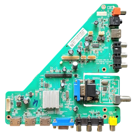 9011-11T828-55362021 Sceptre Main Board, MSD6306-T8B-TW, MM21-14AHP016-000689, E50