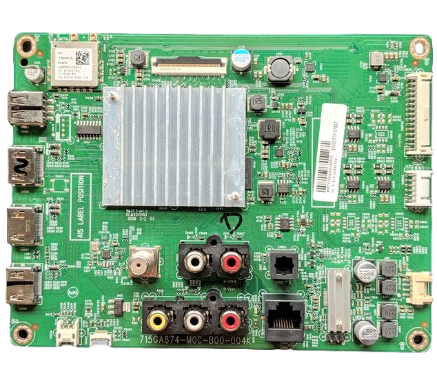 905TXJSA43001300CX Vizio Main Board, 905TXJSA43001300CX, 715GA874-M0C-B00-004K, V435-H1