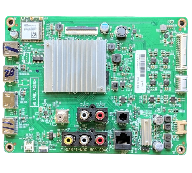 905TXJSA70000200CX Vizio Main Board, 715GA874-M0C-B00-004G, V705-H1