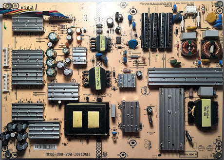 9JR9900000120 Sharp TV Module, power supply, 715G4507-P03-000-003U, PLTVAW824APA1, LC-55LE620UT