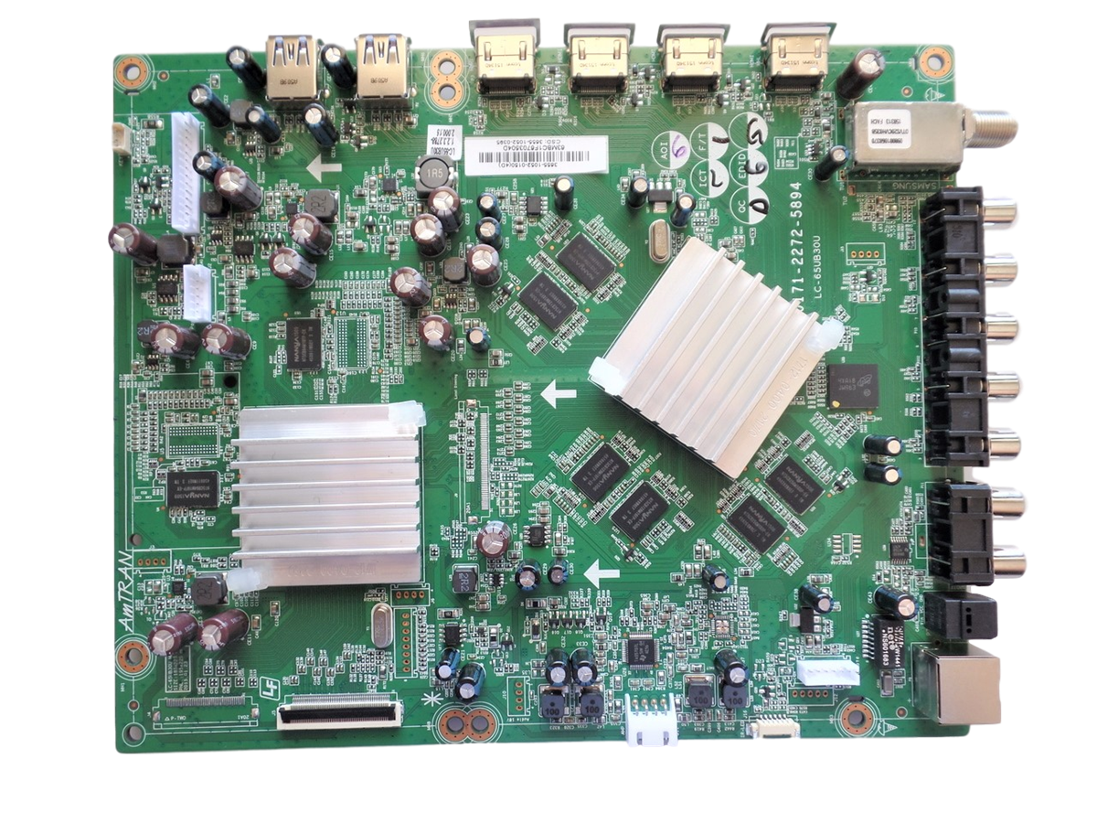 9LE365510520395 Sharp TV Module, main board, 0171-2272-5894, 3655-1052-0150(4F), LC-55UB30U