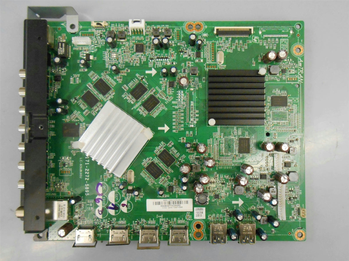 9LE365510920395 Sharp Main Board, 0171-2272-5895, 3655-1092