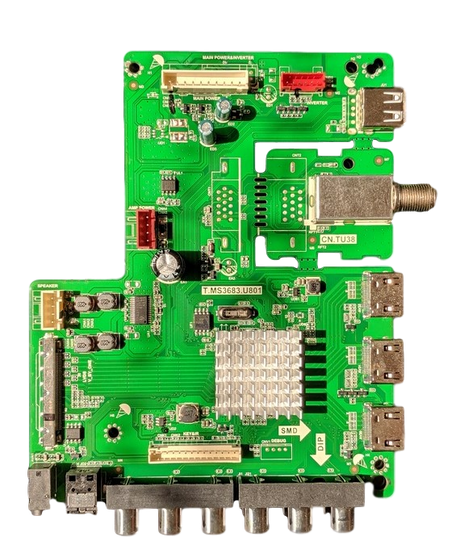 A19105301 SCEPTRE Main Board, A19105301, V750DK1-Q53, T.MS3683.U801, N75