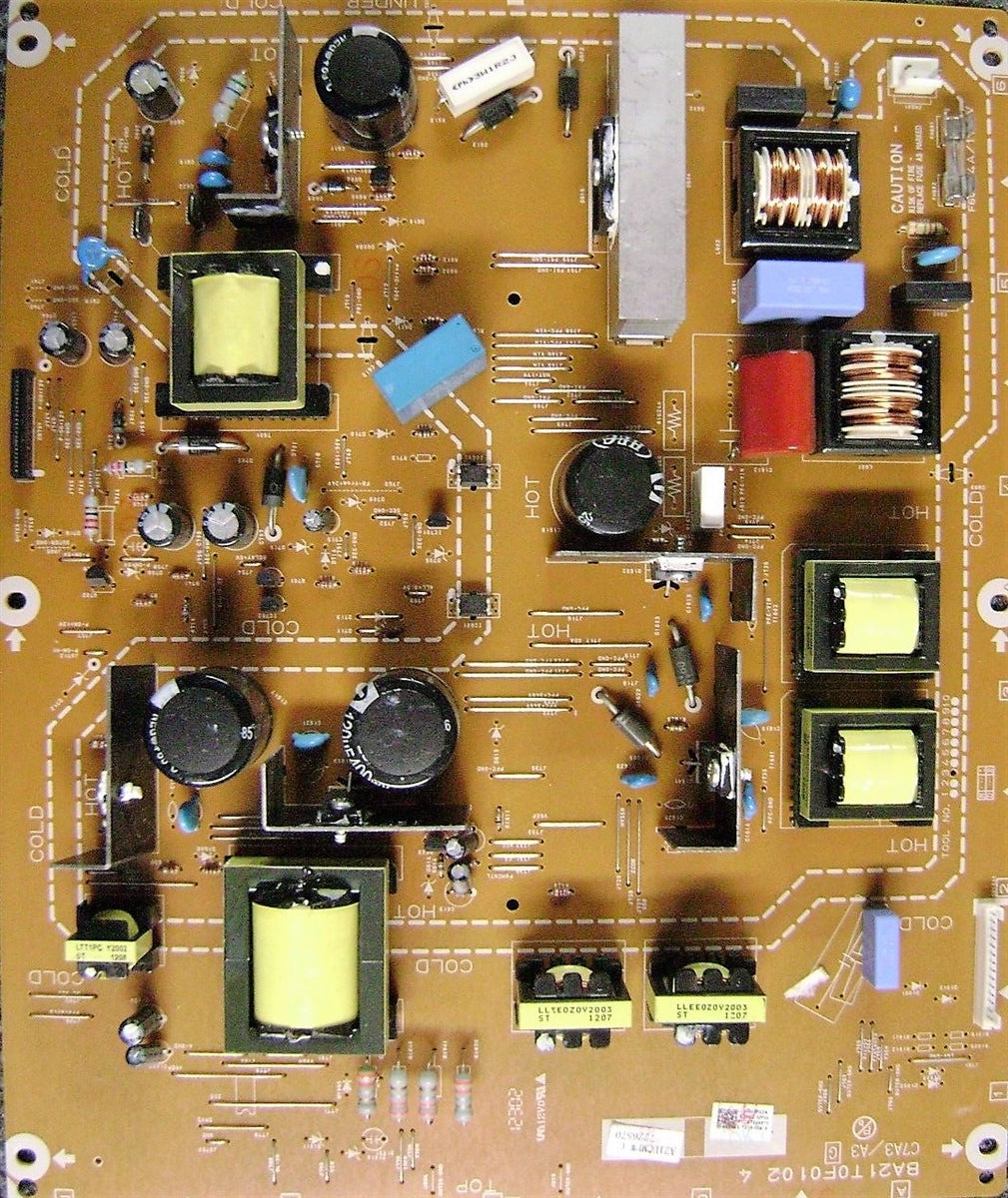 A21UCMPW Funai TV Module, power supply board, BA21T0F0102 4, LC501EM3