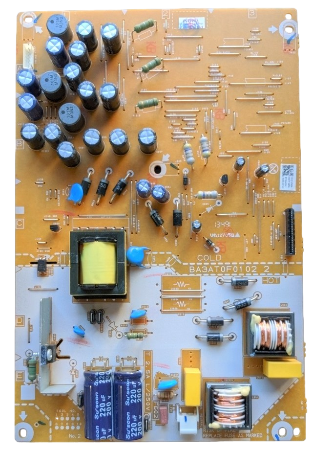 A3ATFMPW-001 Magnavox Power Supply, BA3AT0F0102 2, 39ME313V/F7, LF391EM4F