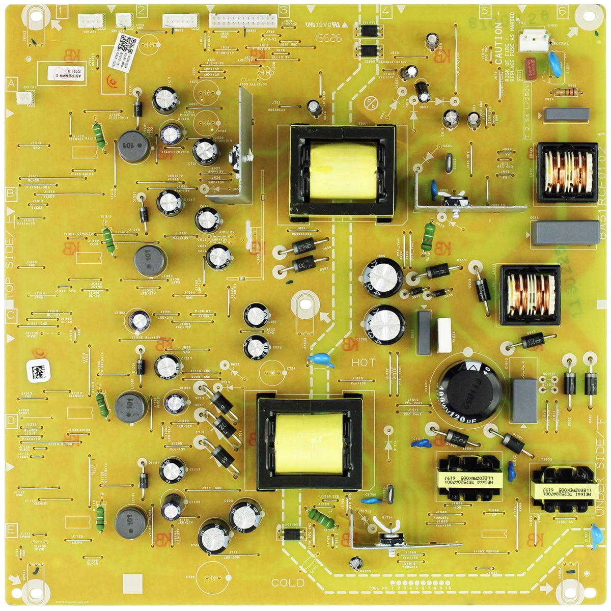 A51RCMPW-001 Phillips Power Supply, BA51RCF0102 1, A51RCMPW C, A51RC-MPW, 55PFL6900/F7