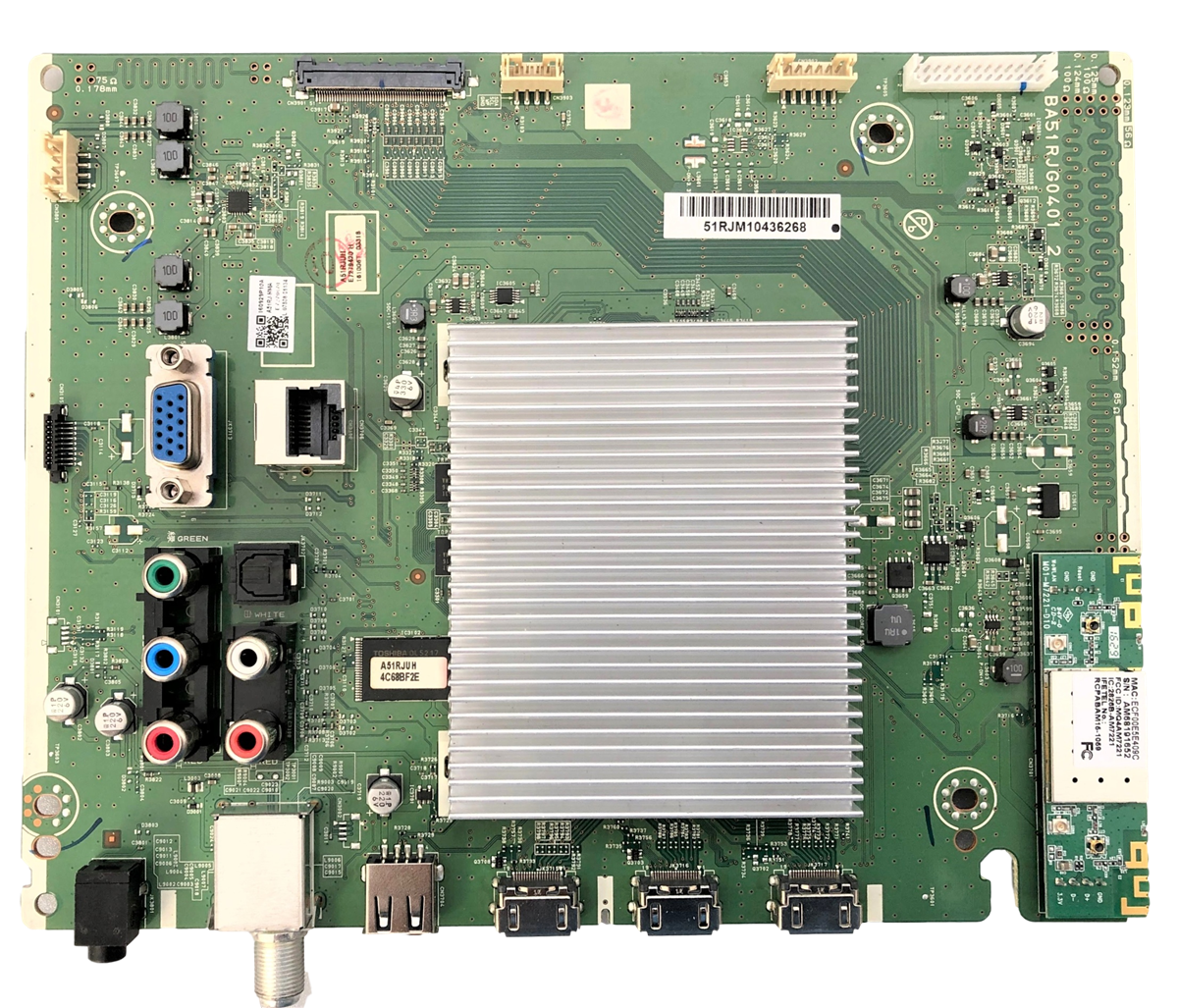 A51RJMMA-001 Philips Main Board, BA51REG0401 2, A51RJUH, A51RJ-MMA, 55PFL5601/F7