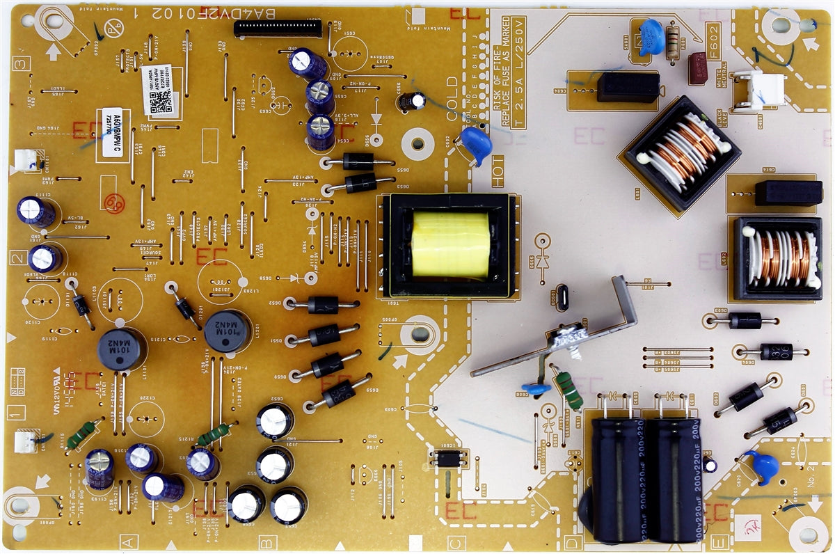 A5GVBMPW-001 Phillips Power Supply, BA4DV2F0102, A5GVBMPWC, A5GVB-MPW, 43ME345V/F7