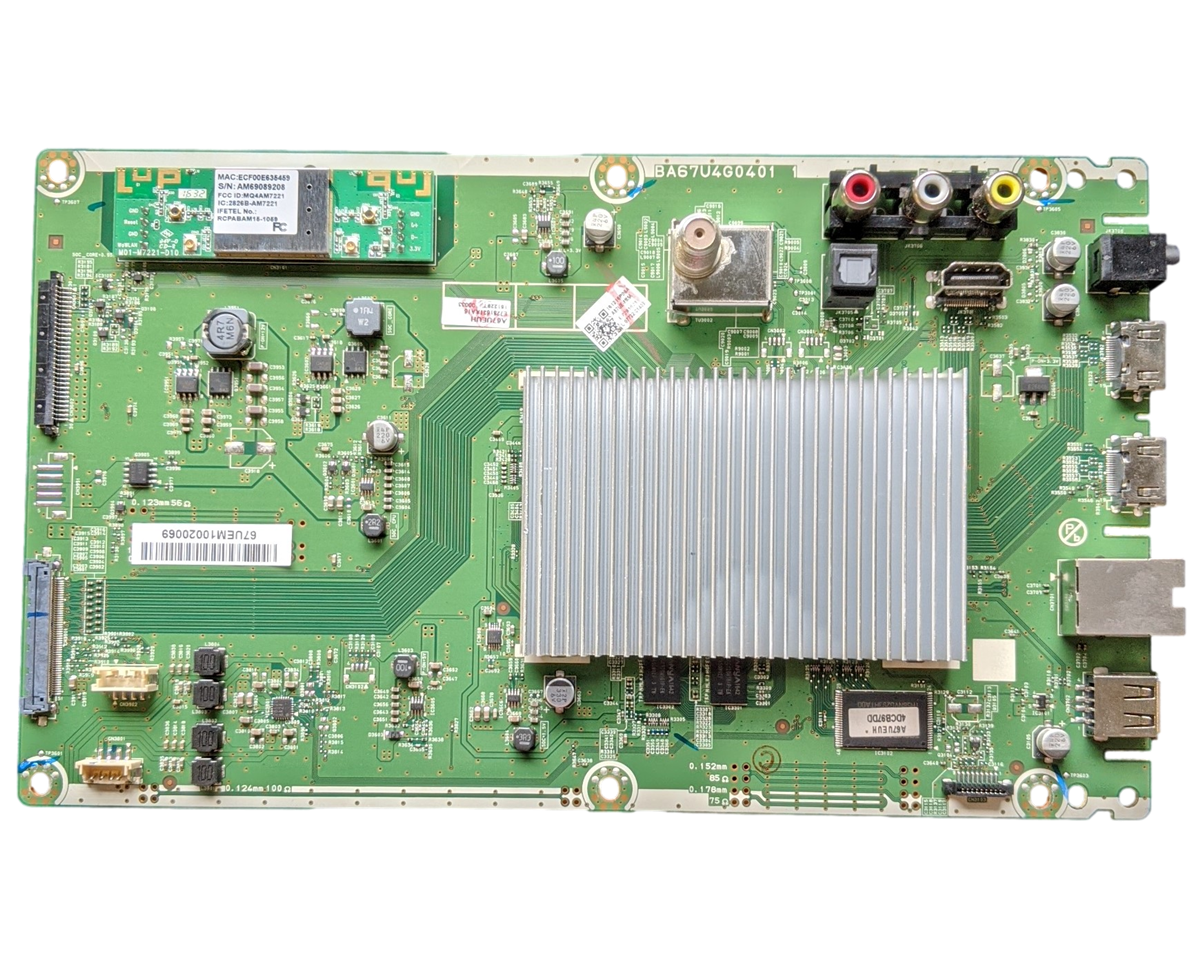 A67UEMMA-001 Philips Main Board, A67UEUH, A67UE-MMA, BA67U4G0401 1, 50PFL5601/F7