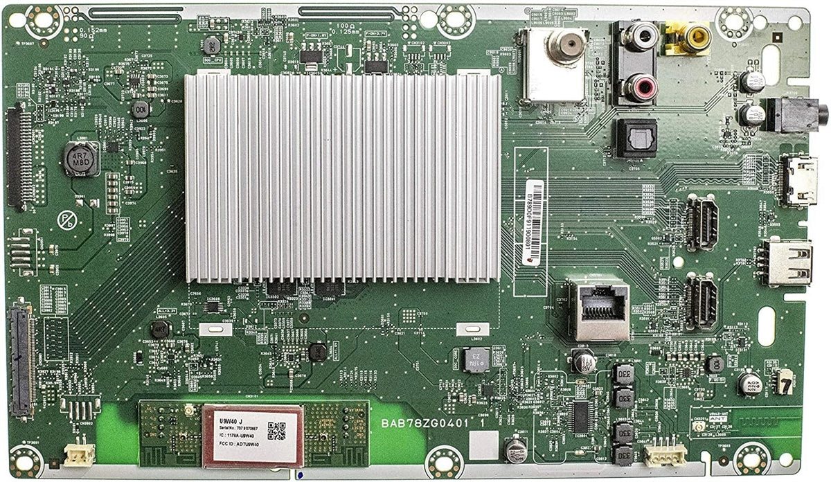 AB78WMMA-001 Philips Main Board, BAB78ZG0401 1, AB78WMMA-001, 65PFL5604/F7 XA1