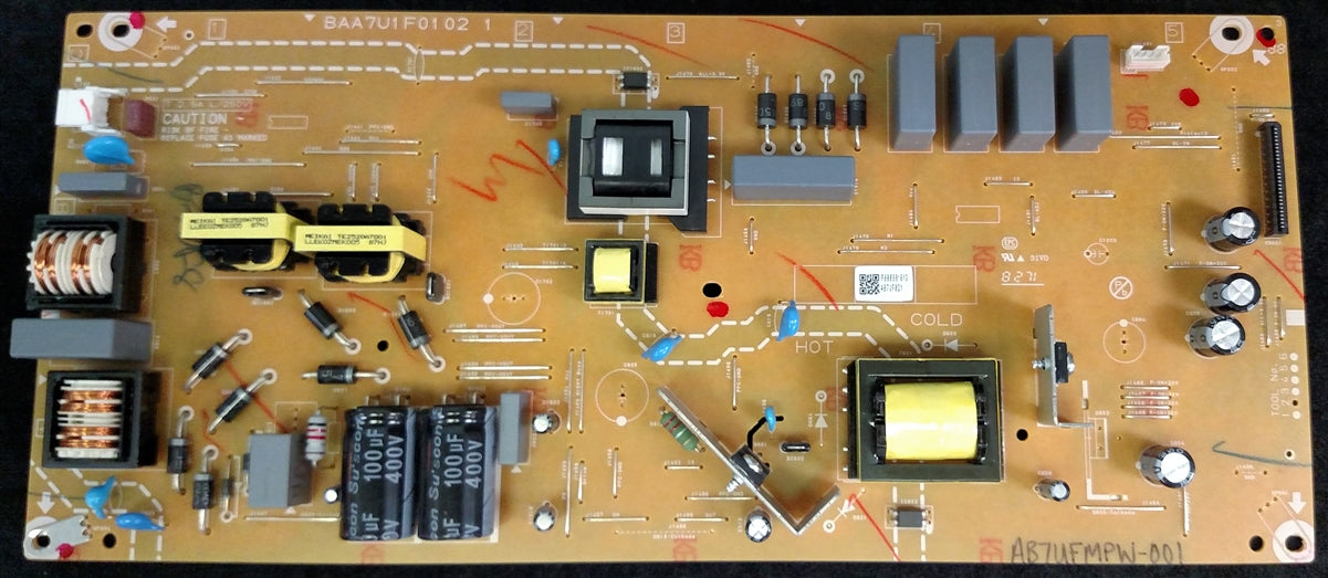 AB7UFMPW-001 Philips Power Supply, BAA7U1F01021, AB7UF021, 50PFL5703/F7 ME1, 50PFL5603/F7